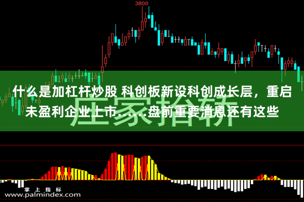 什么是加杠杆炒股 科创板新设科创成长层，重启未盈利企业上市……盘前重要消息还有这些