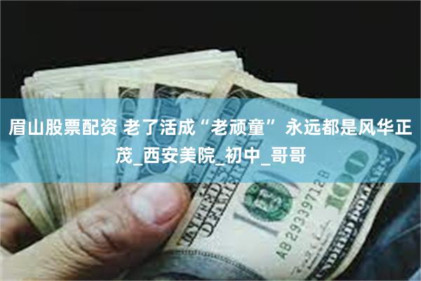 眉山股票配资 老了活成“老顽童” 永远都是风华正茂_西安美院_初中_哥哥