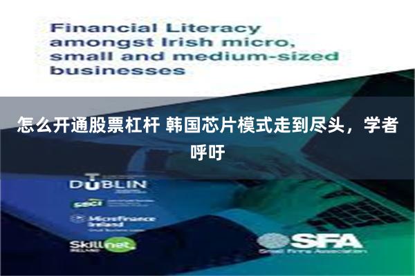 怎么开通股票杠杆 韩国芯片模式走到尽头，学者呼吁