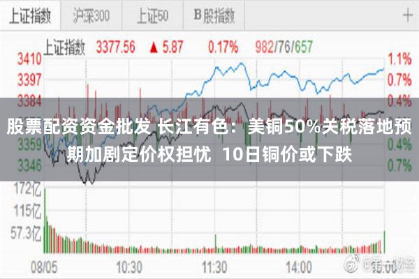 股票配资资金批发 长江有色：美铜50%关税落地预期加剧定价权担忧  10日铜价或下跌