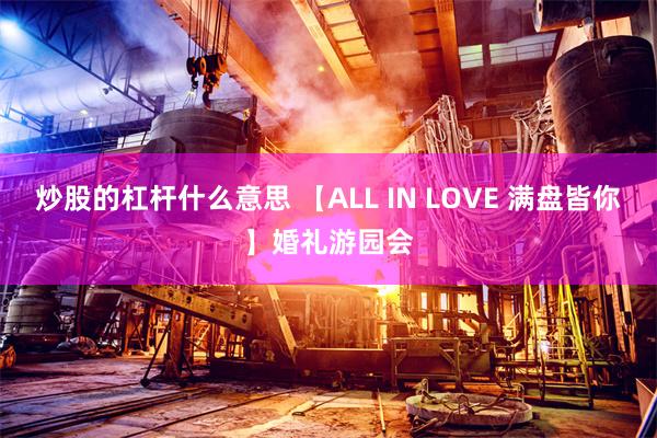 炒股的杠杆什么意思 【ALL IN LOVE 满盘皆你】婚礼游园会