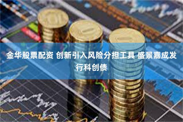金华股票配资 创新引入风险分担工具 盛景嘉成发行科创债